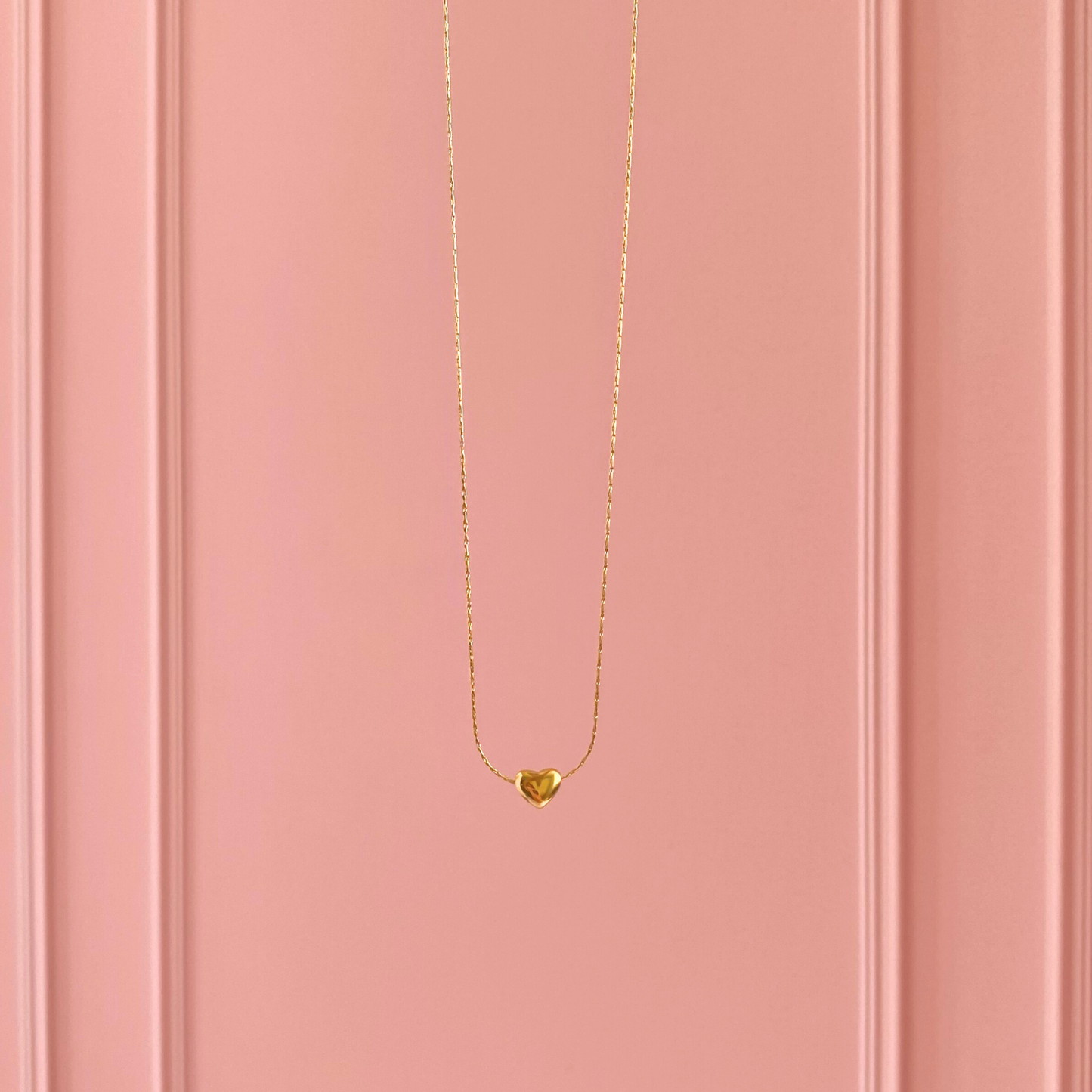 Collar Mini Corazón Dorado