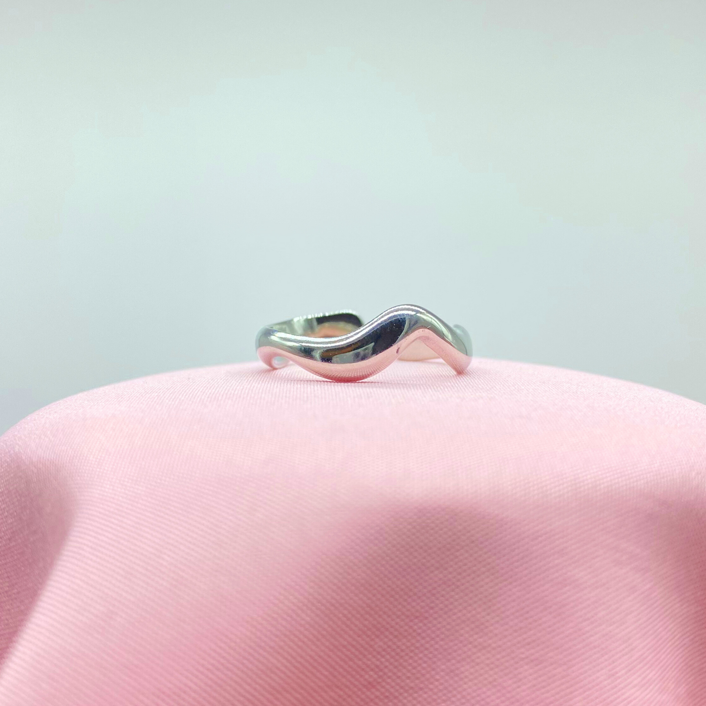 Anillo Desigual Plateado