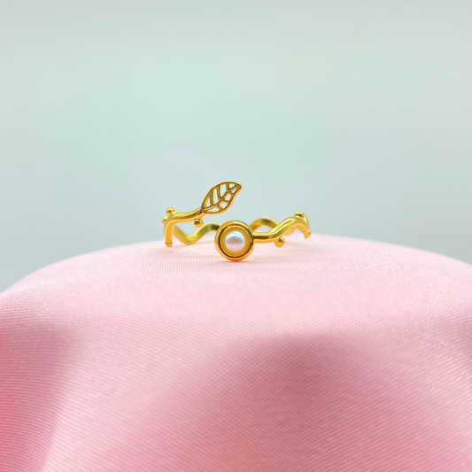Anillo Perlita Dorado