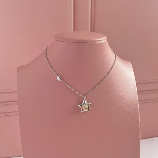 Collar Selene plateado