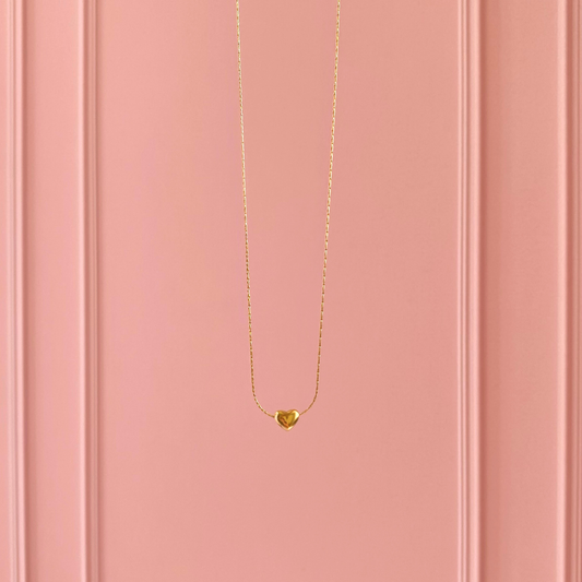 Collar Mini Corazón Dorado
