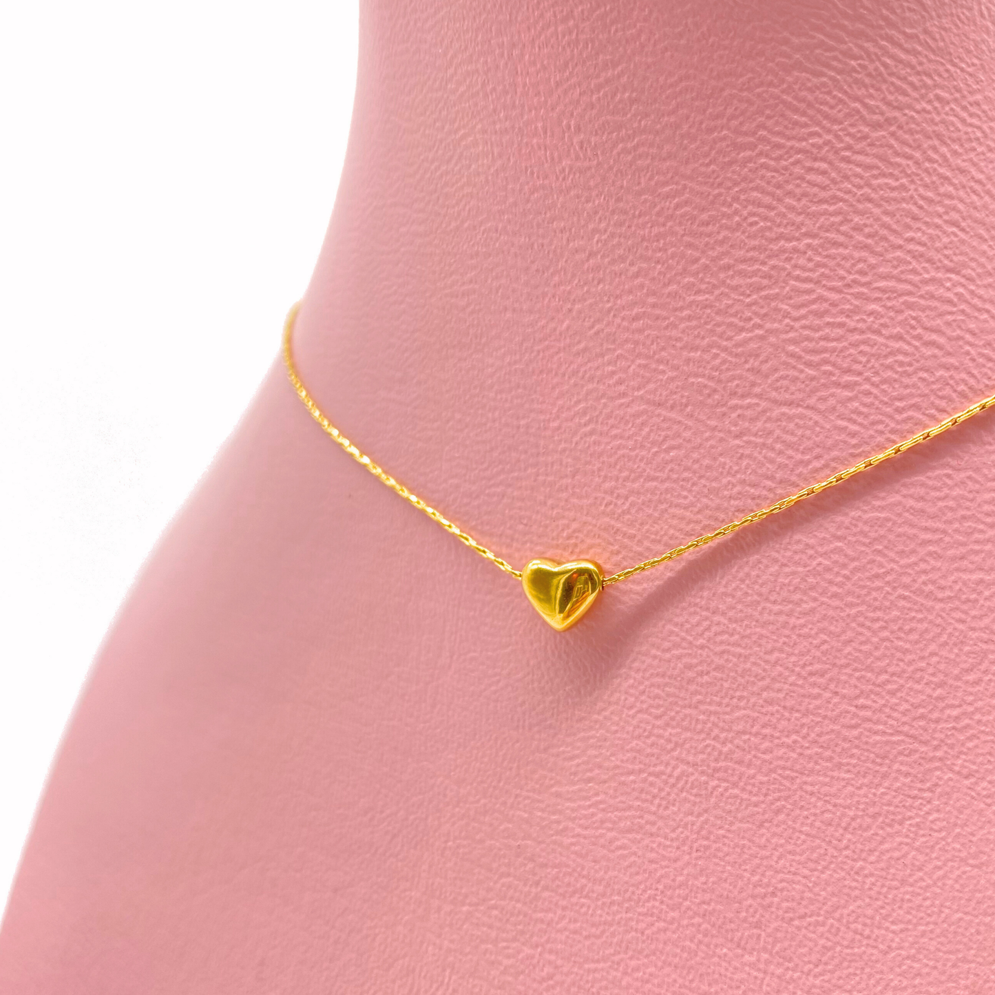 Collar Mini Corazón Dorado